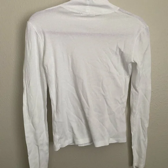Rag & Bone The Slub Turtleneck Slim Fit Top XS - Picture 6 of 7